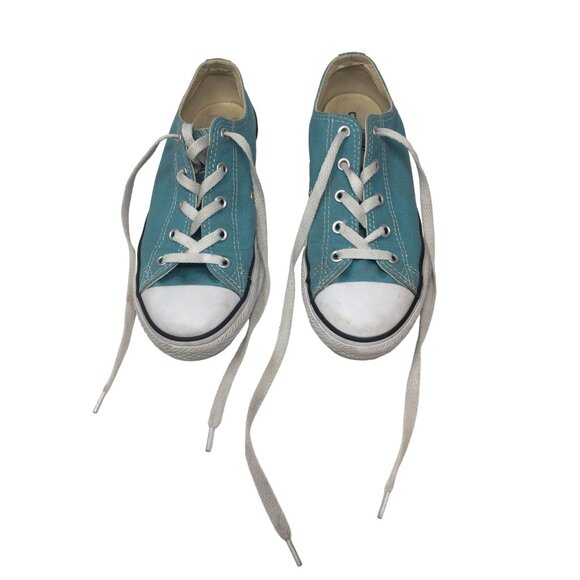 CONVERSE ALL STAR Girl's Size 3 (Teal Color) - Picture 1 of 6